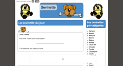 Desktop Screenshot of meilleuresdevinettes.com